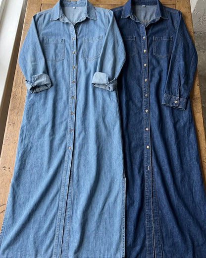 Concetta Iorizzo™ Versatile Split Denim Dress, Day to Night