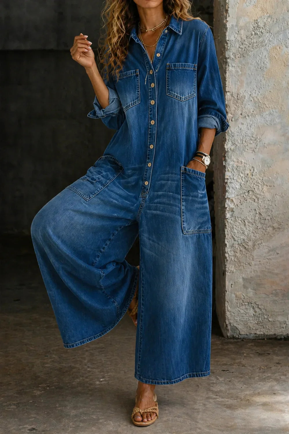 Concetta Iorizzo™ Versatile Split Denim Dress, Day to Night