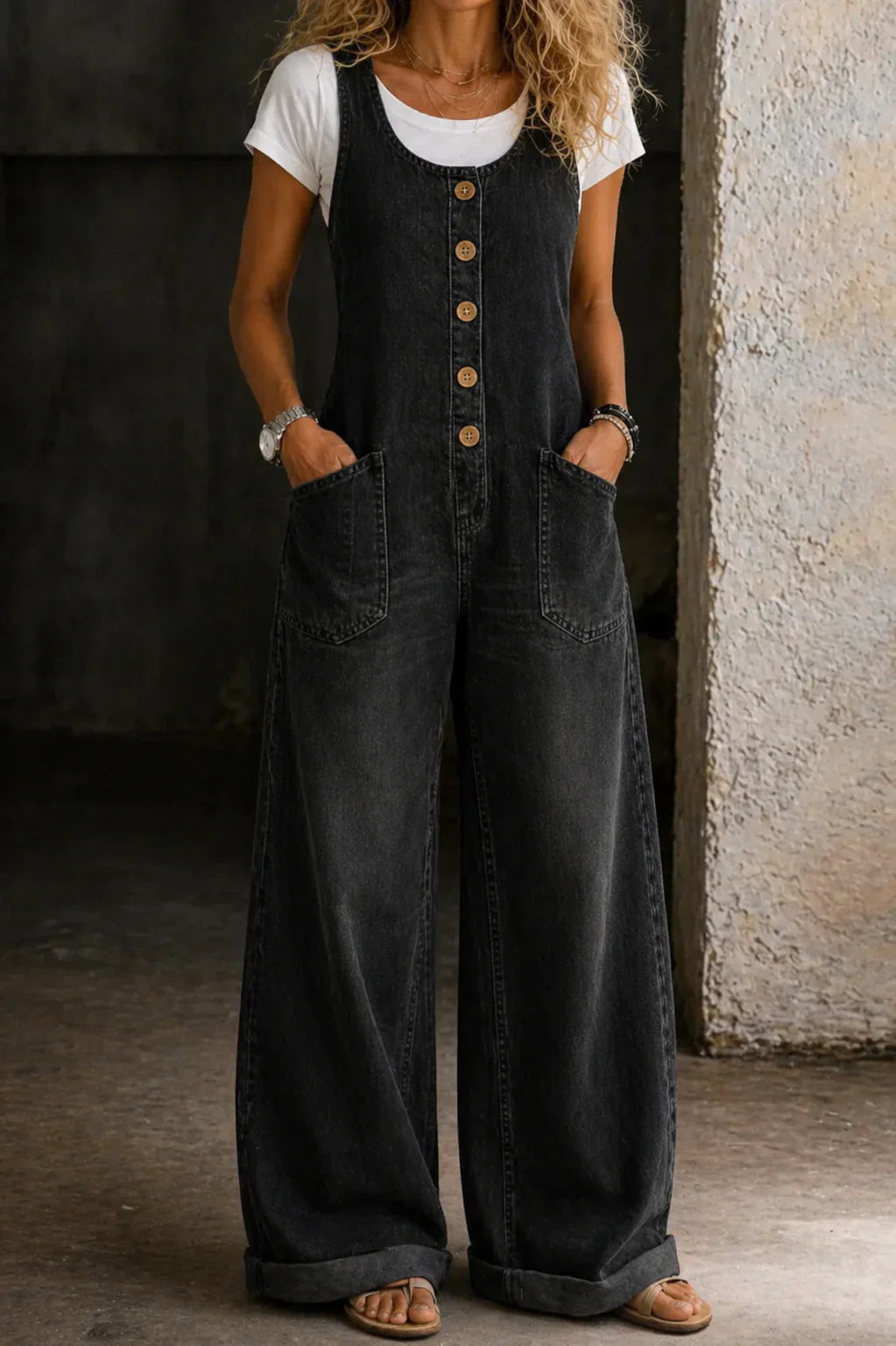 Concetta Iorizzo™ Versatile Split Denim Dress, Day to Night