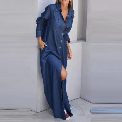 Concetta Iorizzo™ Versatile Split Denim Dress, Day to Night
