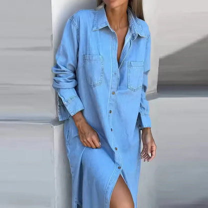 Concetta Iorizzo™ Versatile Split Denim Dress, Day to Night