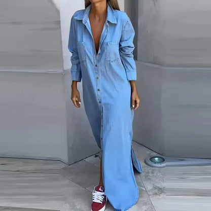 Concetta Iorizzo™ Versatile Split Denim Dress, Day to Night