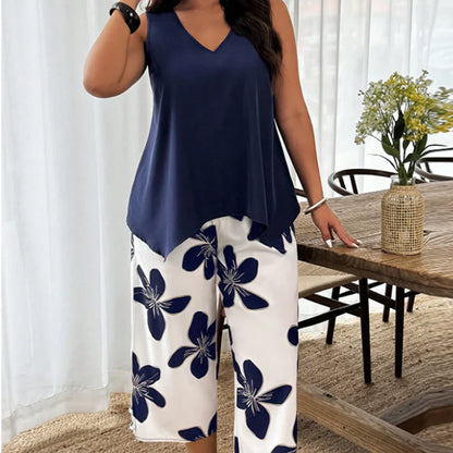 Cornelia Matera™ Coordinated Top & Capri Set for Polished Warm-Weather Looks
