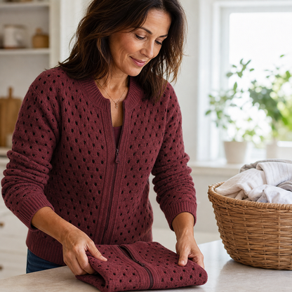 Cornelia Ottaviani™ Striped Zip Jacket for Effortless Everyday Wear