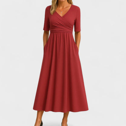 Costanza Chic Midi Dress - thirteenth gallery view showing dress movement