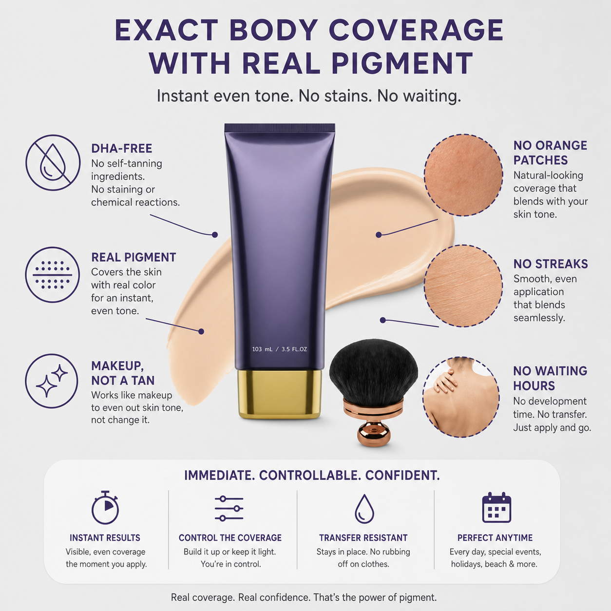 Covrané™ Waterproof Body Makeup for Smooth, Even Skin