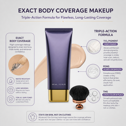 Covrané™ Waterproof Body Makeup for Smooth, Even Skin