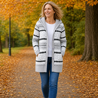 Cozella Luxe™ Hooded Pullover for Cool-Weather Comfort