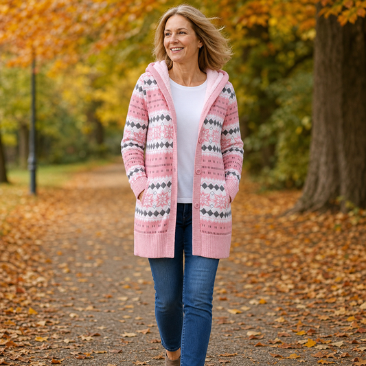 Cozella Luxe™ Hooded Pullover for Cool-Weather Comfort