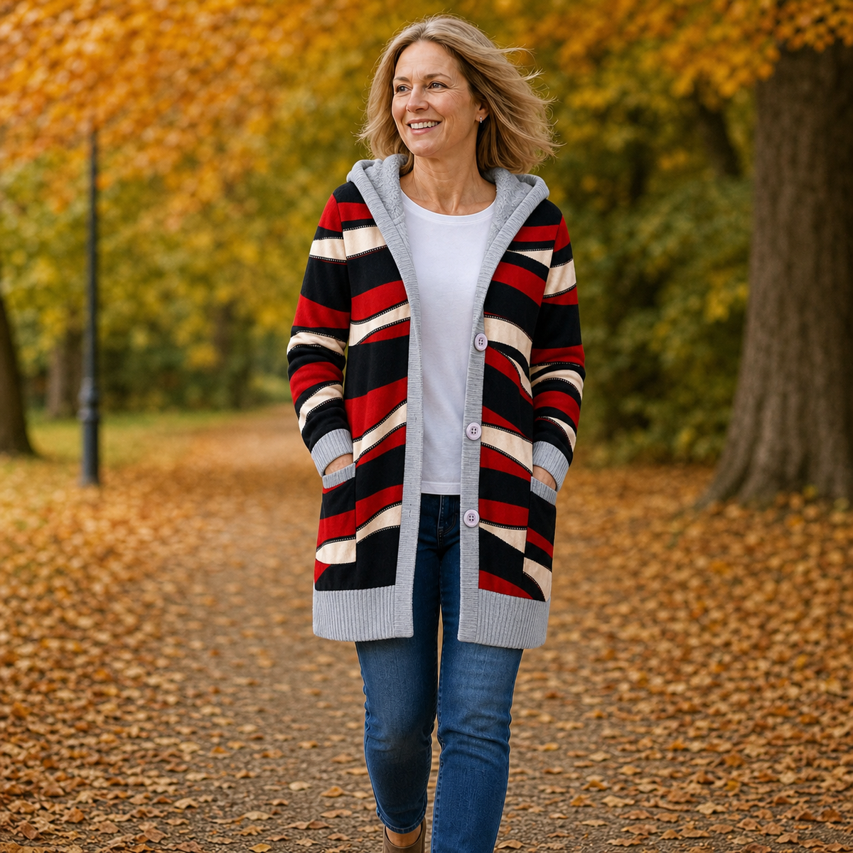 Cozella Luxe™ Hooded Pullover for Cool-Weather Comfort