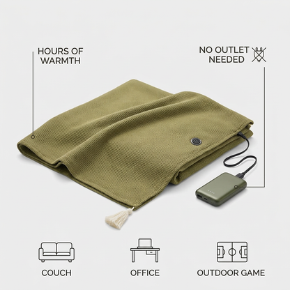 Cozetta™ Wearable Heated Shawl for Effortless Warmth