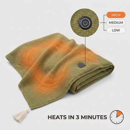 Cozetta™ Wearable Heated Shawl for Effortless Warmth