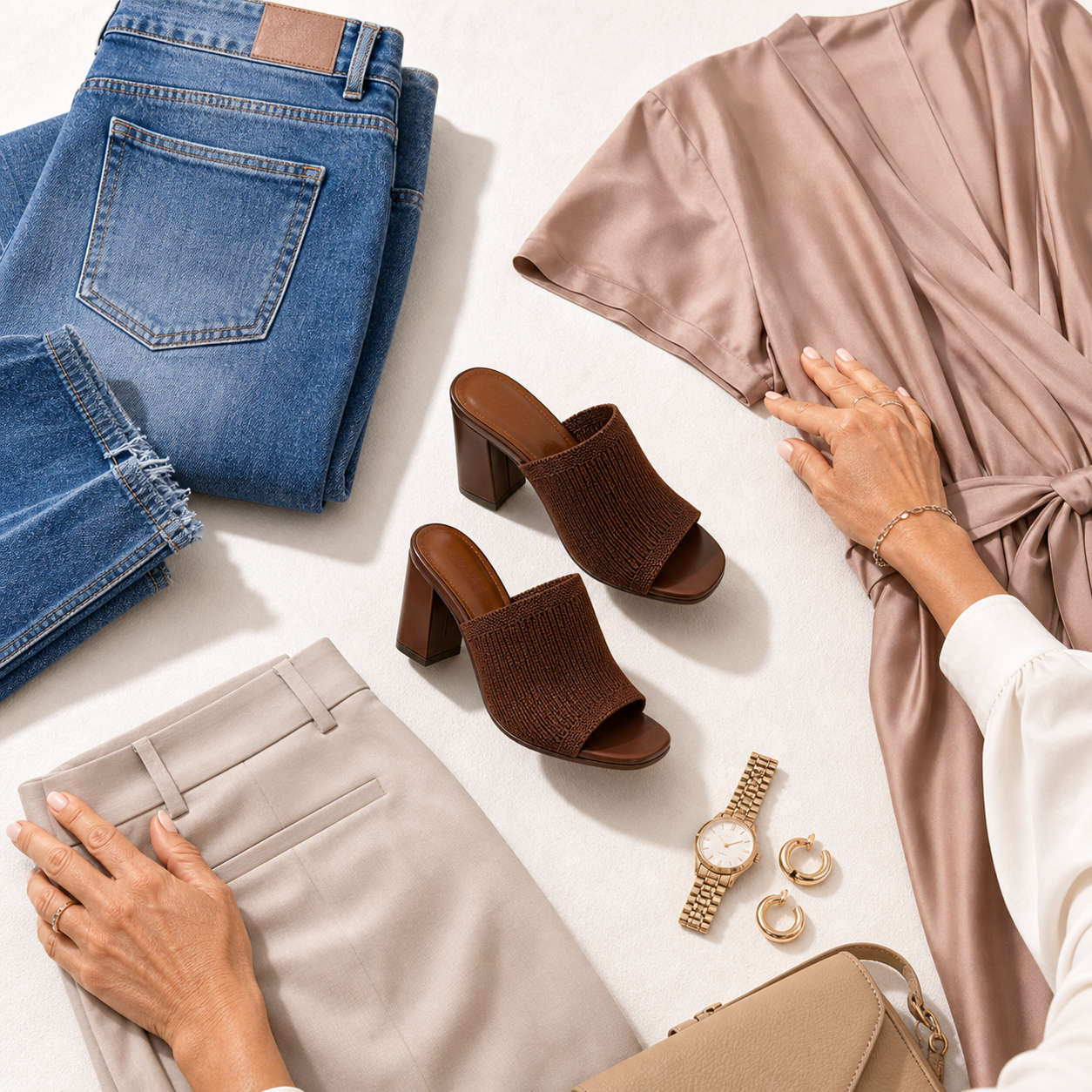 Cristina Padovan™ Cushioned Block Heel Pumps for All-Day Comfort