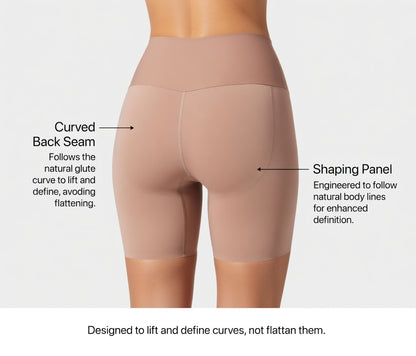 Curvella Prime™ Sculpting Workout Shorts for Confident Movement