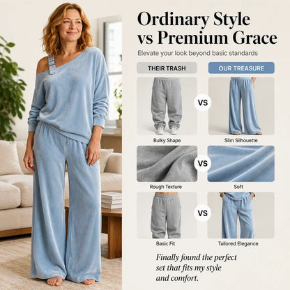 Daria Abbondanza™ Coordinated Off-Shoulder Set for Effortless Elegance