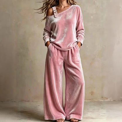 Daria Abbondanza™ Coordinated Off-Shoulder Set for Effortless Elegance