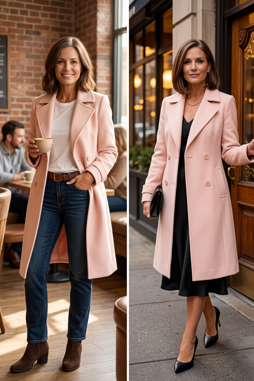 Daria Acquaviva™ Versatile Long Coat for Any Occasion