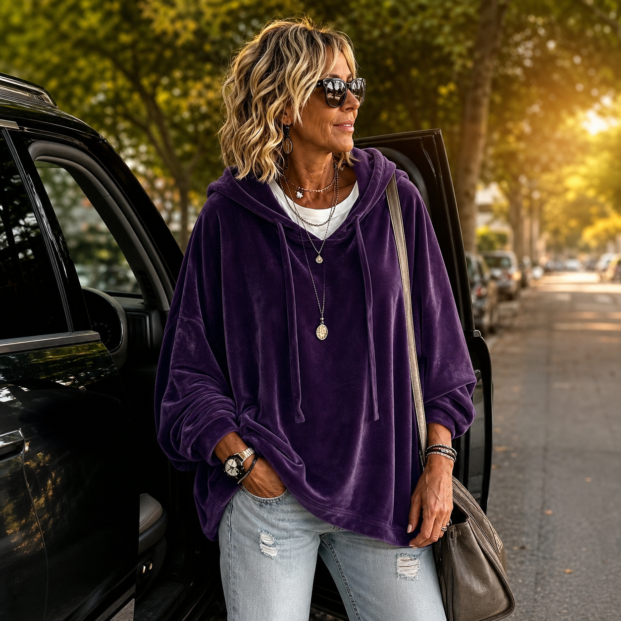 Daria Alberti™ Soft Hoodie for Elevated Lounging
