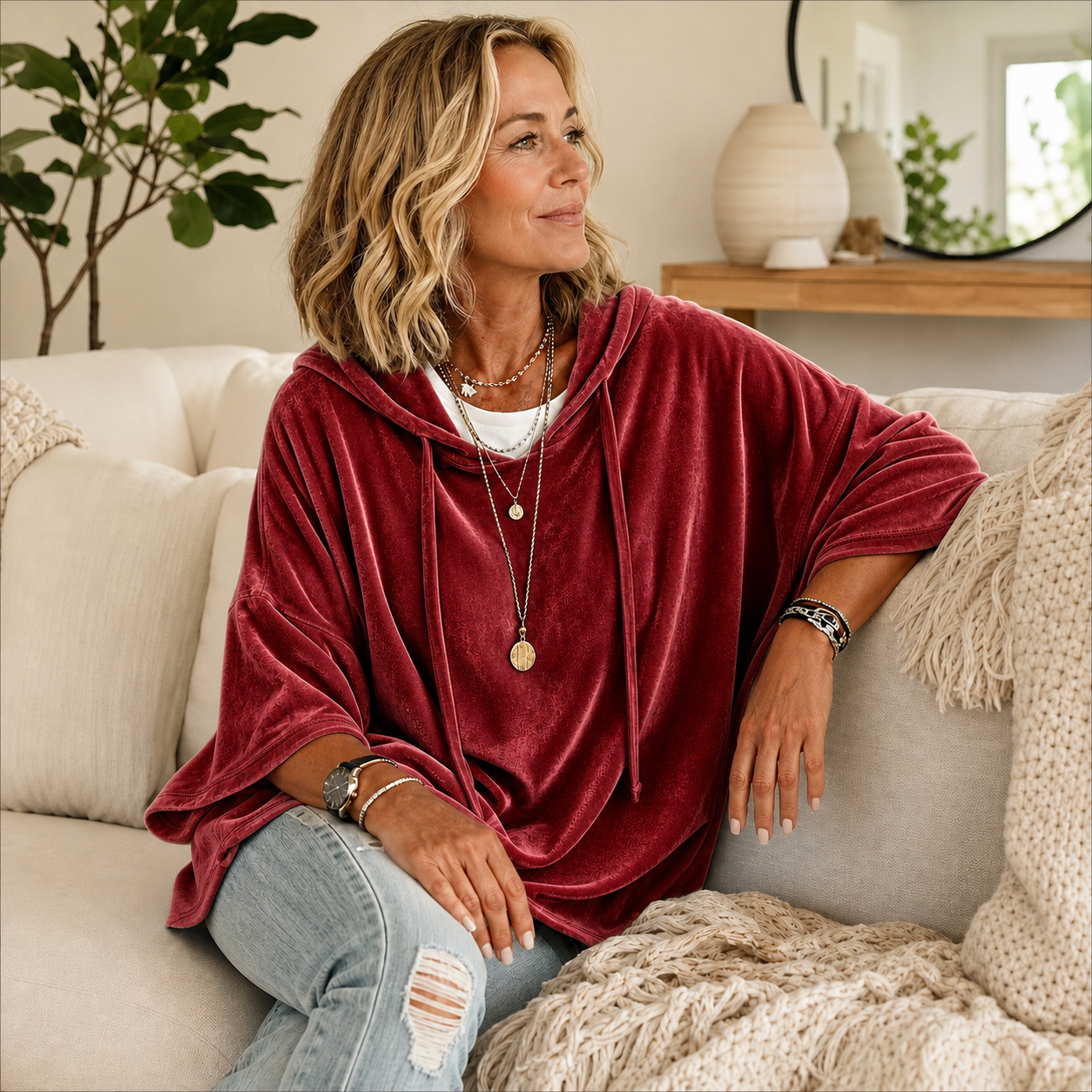 Daria Alberti™ Soft Hoodie for Elevated Lounging