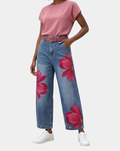 Daria Della Valle™ Elegant Floral Trousers for Everyday Style