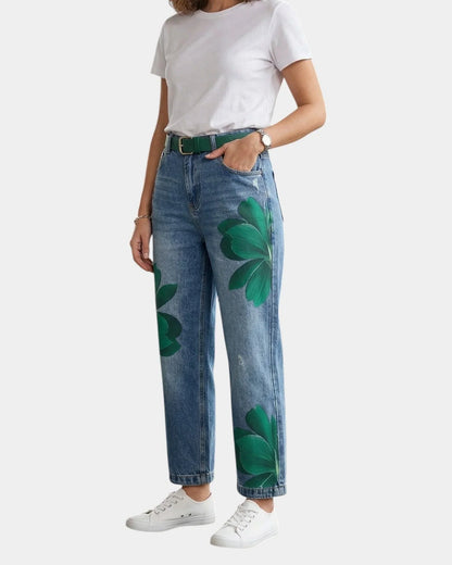Daria Della Valle™ Elegant Floral Trousers for Everyday Style