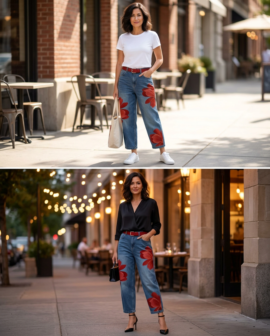 Daria Della Valle™ Elegant Floral Trousers for Everyday Style