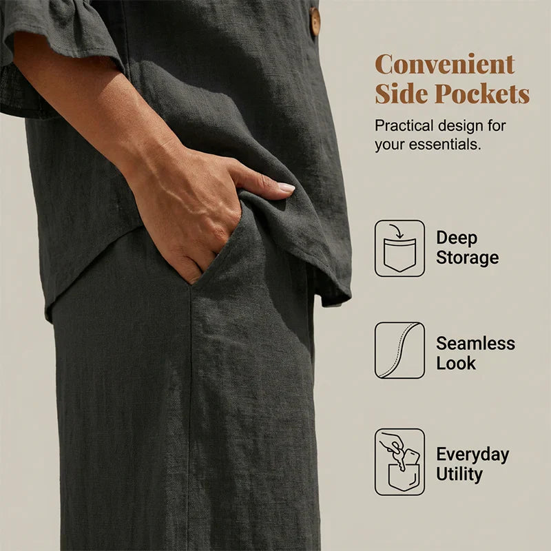 Daria Mecocci™ Breathable Homewear Set for Effortless Comfort
