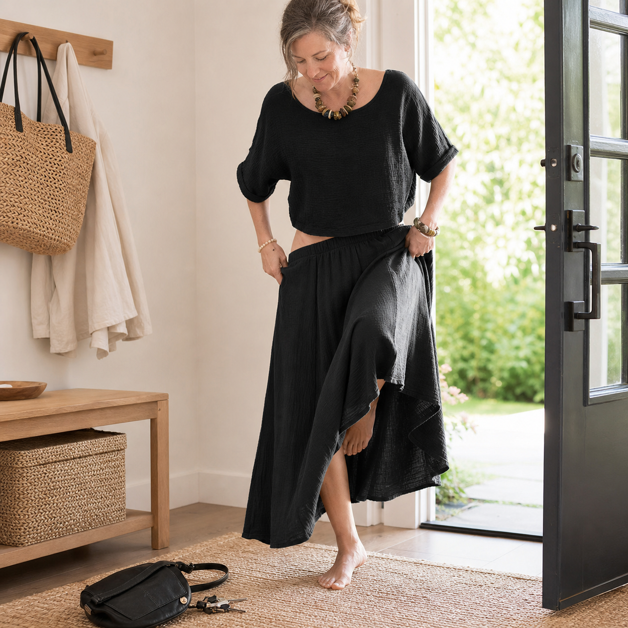 Daria Panozzo™ Effortless Two-Piece Summer Outfit