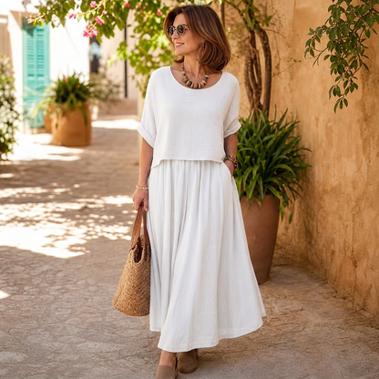 Daria Panozzo™ Effortless Two-Piece Summer Outfit