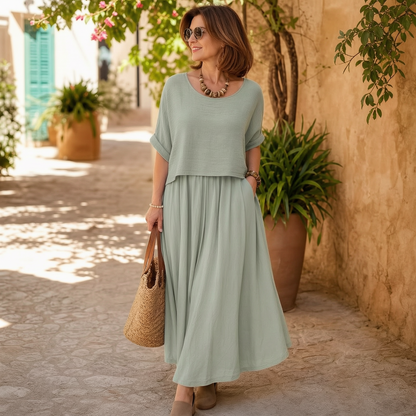 Daria Panozzo™ Effortless Two-Piece Summer Outfit
