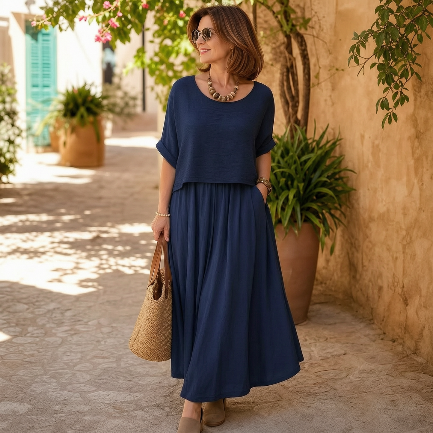 Daria Panozzo™ Effortless Two-Piece Summer Outfit