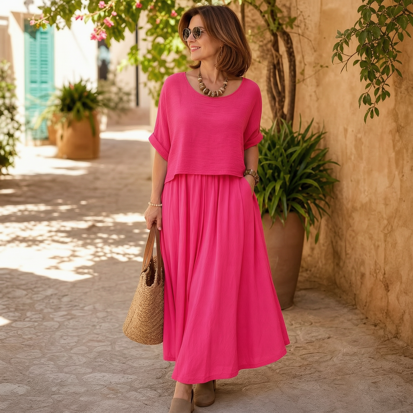 Daria Panozzo™ Effortless Two-Piece Summer Outfit