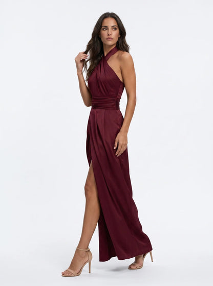 Daria Ungaretti™ Elegant Halter Dress for Special Events