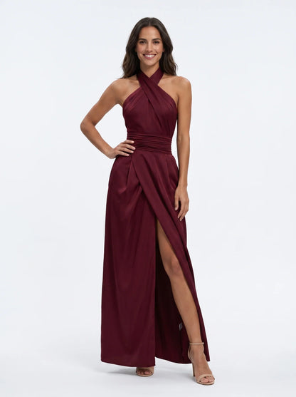 Daria Ungaretti™ Elegant Halter Dress for Special Events