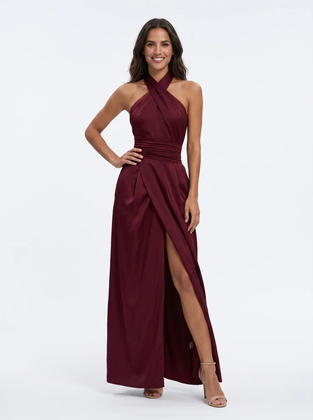 Daria Ungaretti™ Elegant Halter Dress for Special Events