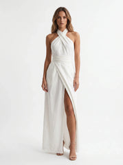 Daria Ungaretti™ Elegant Halter Dress for Special Events