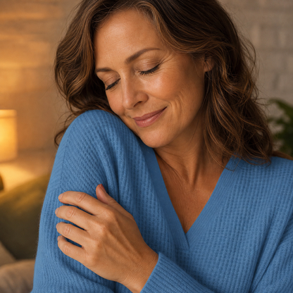 Debora Barletta™ Cozy Waffle Sweater for Effortless Style