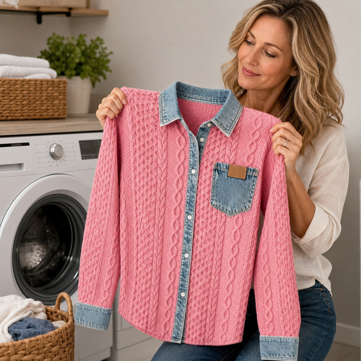 Debora Baronetti™ Cozy Braided Jacket for Effortless Casual Looks