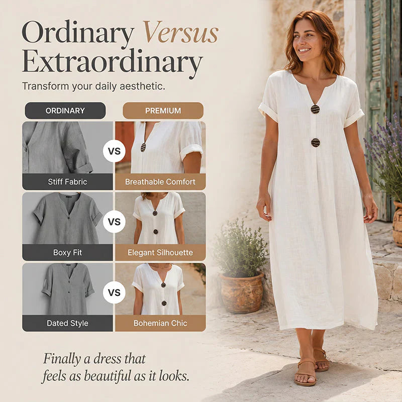 Debora Scarabelli™ Effortless Midi Dress for Warm Weather