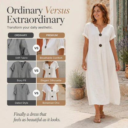Debora Scarabelli™ Effortless Midi Dress for Warm Weather