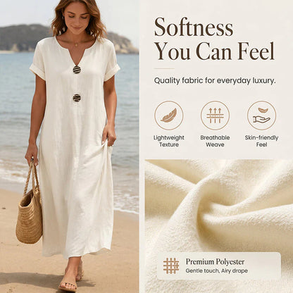 Debora Scarabelli™ Effortless Midi Dress for Warm Weather