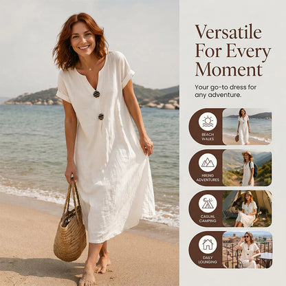Debora Scarabelli™ Effortless Midi Dress for Warm Weather