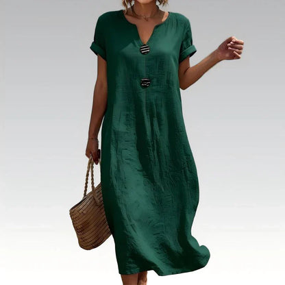 Debora Scarabelli™ Effortless Midi Dress for Warm Weather
