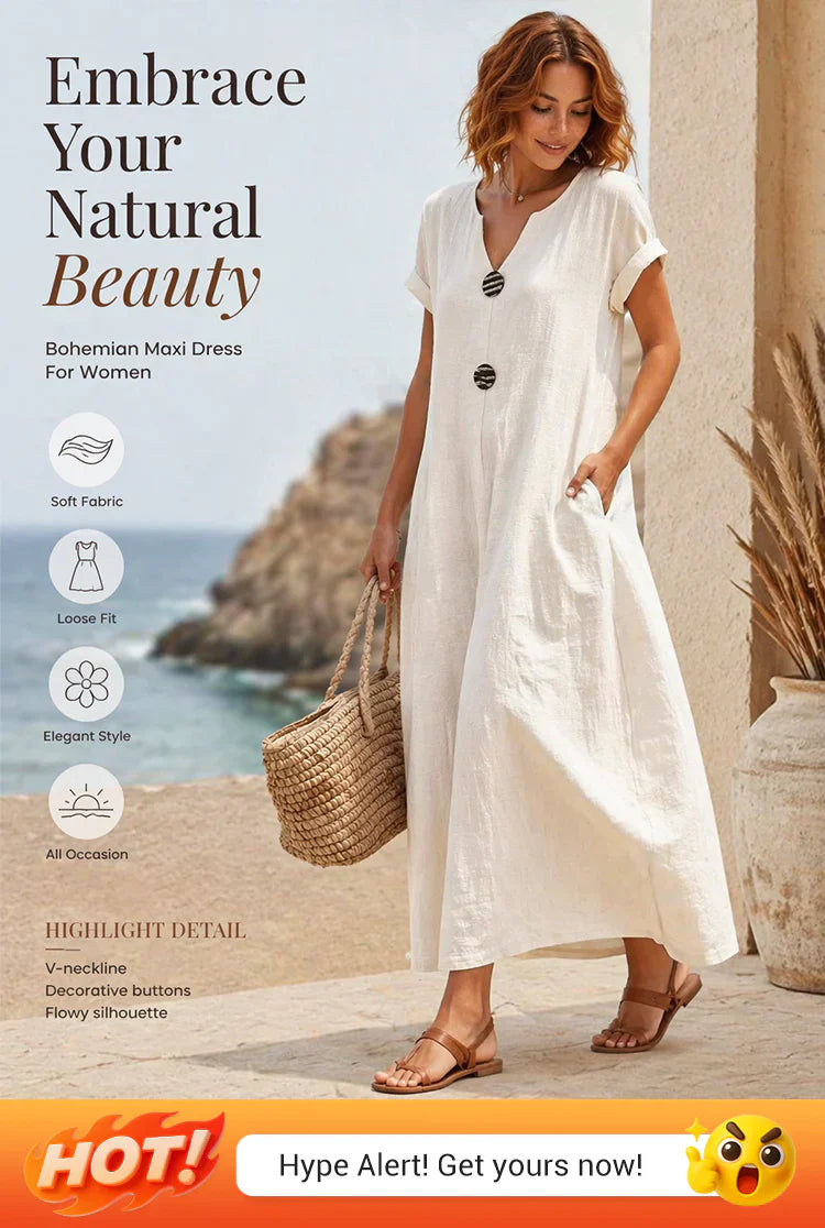 Debora Scarabelli™ Effortless Midi Dress for Warm Weather