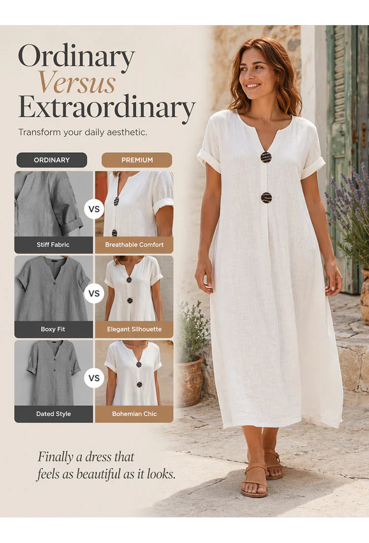 Debora Scarabelli™ Effortless Midi Dress for Warm Weather