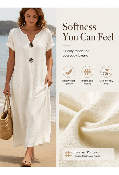 Debora Scarabelli™ Effortless Midi Dress for Warm Weather