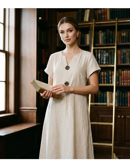Debora Scarabelli™ Effortless Midi Dress for Warm Weather