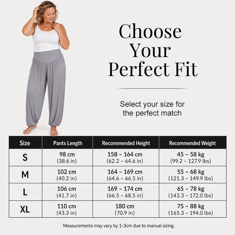 Delia Borsani™ High Waist Wide Leg Pants for Flattering Comfort