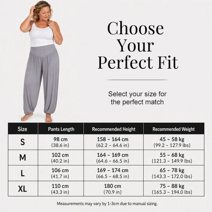 Delia Borsani™ High Waist Wide Leg Pants for Flattering Comfort