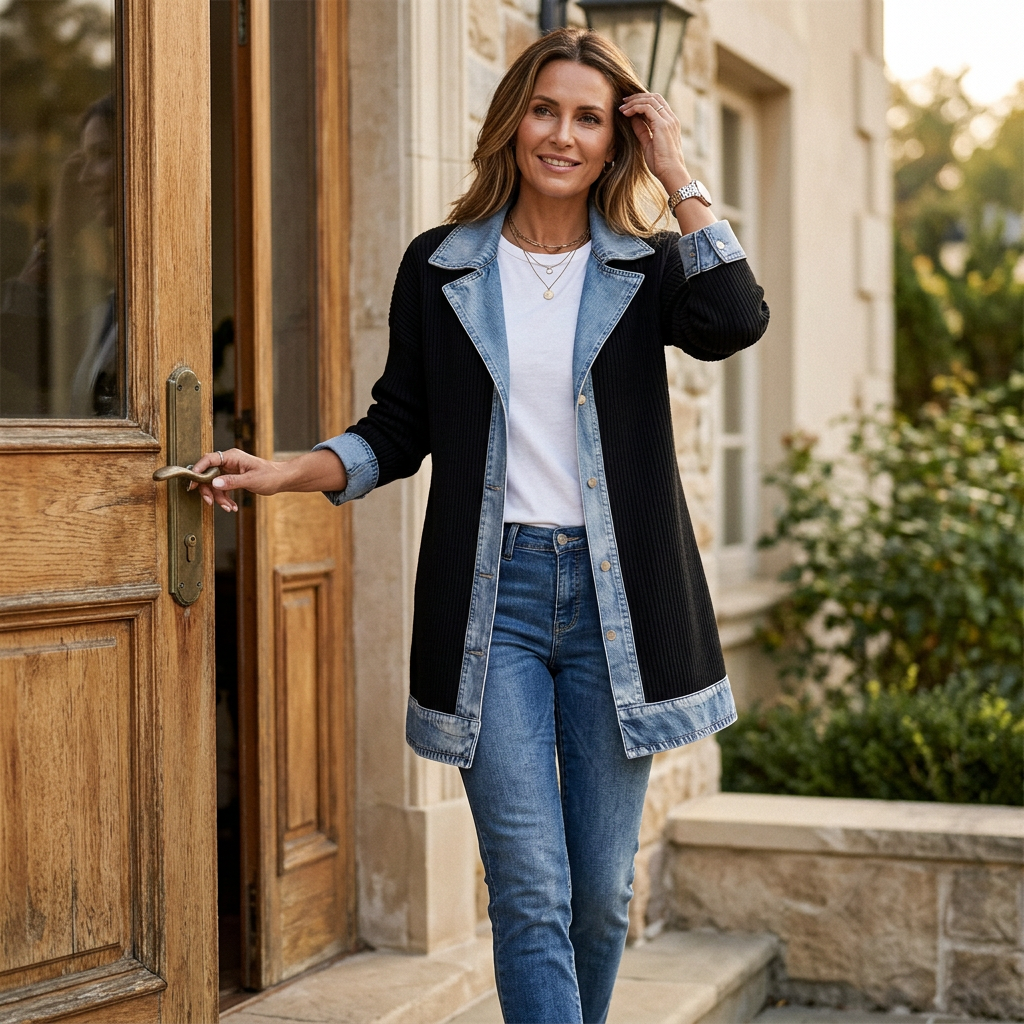 Patrizia Bergonzi™ Versatile Ribbed Coat for Everyday Outings